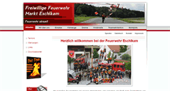 Desktop Screenshot of ffw-markt-eschlkam.de