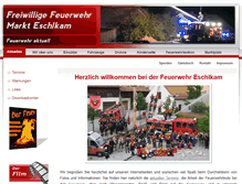 Tablet Screenshot of ffw-markt-eschlkam.de